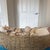 Noah’s Ark Coastal Centerpiece: Woven Boat Basket Overfilled With Sea Shells For Sale - Image 9 of 11