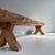 Vintage Wooden Brown Bench, 1970s For Sale - Image 9 of 12