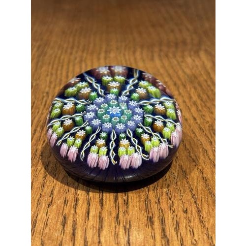 Art Glass Millefiori Paperweight by Flavio Poli For Sale - Image 4 of 4