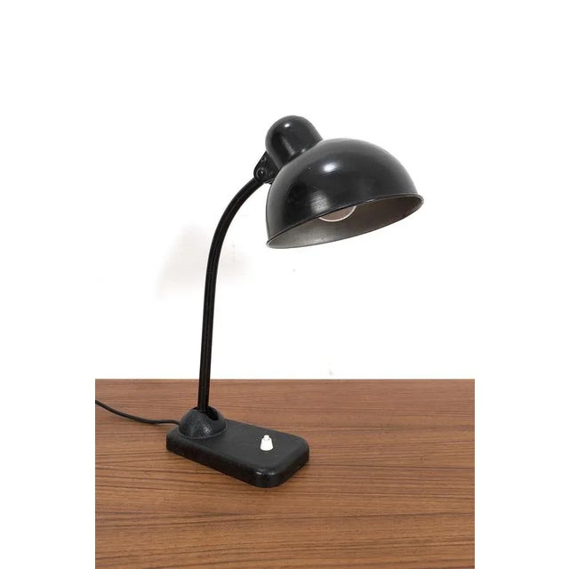 Metal Vintage Black Desk Lamp For Sale - Image 7 of 7