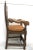 Brown Pair of Antique Heavily Hand Carved Wooden Armchairs For Sale - Image 8 of 15