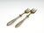 Classical Silver Forks, 1880s, Set of 2 For Sale - Image 5 of 6