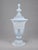 Glass Venetian Opalescent Glass Covered Urn, Attributed Salviati - Early 20th Century For Sale - Image 7 of 12