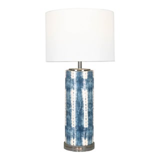 Regina Andrew Mali Blue and White Table Lamp For Sale