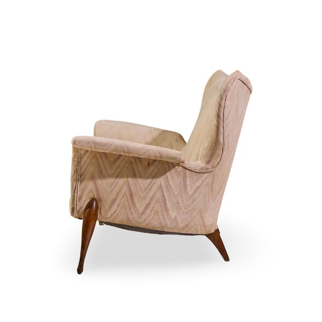 Ben Seibel Ben Seibel Mid Century Walnut Gala Settee Sofa For Sale - Image 4 of 9