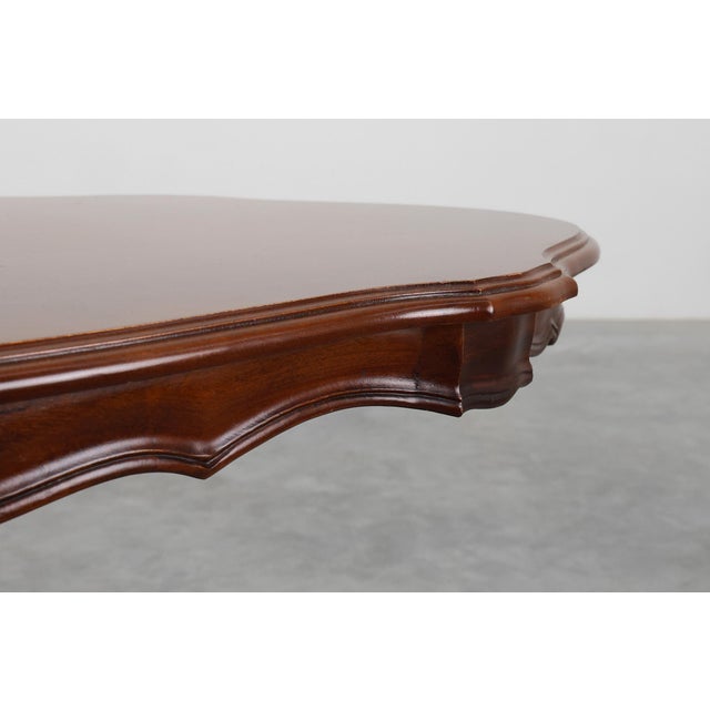 Victorian Cherrywood Oval Coffee Table, England, 1850s For Sale - Image 3 of 11