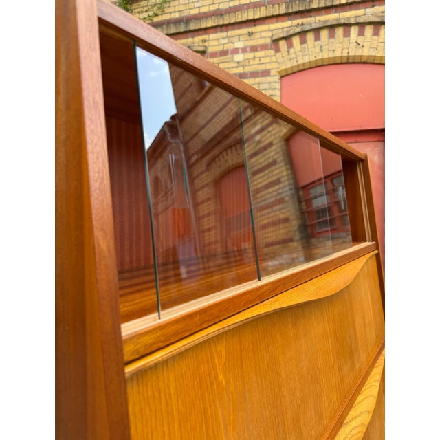 Cabinet with Folding Compartments & Display Case from VEB Möbelindustrie Halle For Sale - Image 6 of 11