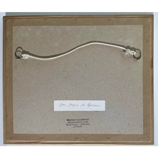 A highly refined antique French copperplate engraving titled Jenny with its Foal, engraved by renowned French master Jean-...