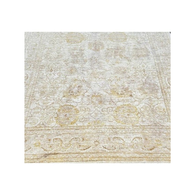 1990s Handwoven Mahal Style Area Rug 9x12 For Sale - Image 4 of 10