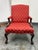 Chippendale Sherrill Furniture Chippendale Style Claw Foot Armchair For Sale - Image 3 of 12