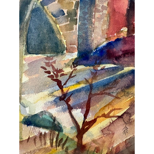 Watercolor - Arnold Weber (1931-2010) Central Park For Sale In New York - Image 6 of 11