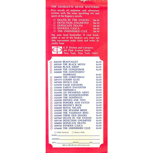 1960s "The Talisman Ring" Book 1967 Heyer, Georgette For Sale - Image 5 of 6