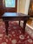Late 20th Century Rustic Dark Wooden Side Table With Spanish Style Metal Corner Brackets For Sale In New York - Image 6 of 7