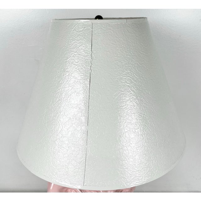 Newly Lacquered Vintage Plaster Conch Shell Lamp For Sale - Image 12 of 12