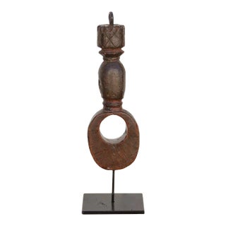 Primitive Rounded Nepalese Churn Handle For Sale