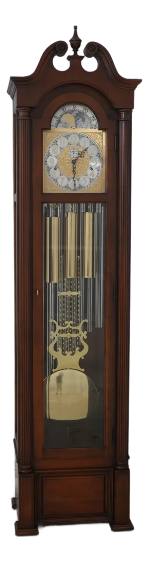 Howard Miller Cherry Tall Case Grandfather Clock