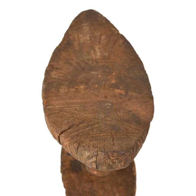 Brown Early 20th Century Dogon Wood Headrest Mali For Sale - Image 8 of 8