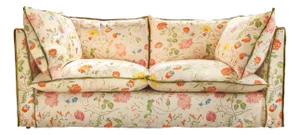 Sophie Conran Coco 2.5 Seater Sofa with Contrast Welt Knife Edge Cushion in Andrew Martin Wildwood Ivory