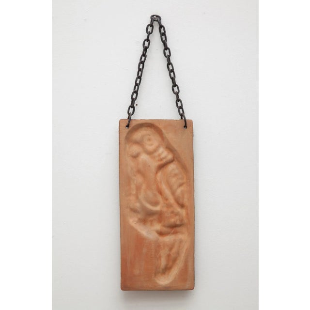 Glazed Parrot Wall Hanging Tile, 1960s For Sale - Image 11 of 12