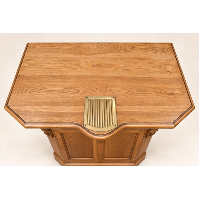 Art Nouveau Shop Counter in Oak, 1890s For Sale - Image 3 of 5