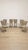 Vintage Fan-Back Dining Chairs with Beige Leatherette Upholstery, 1960s, Set of 6 For Sale - Image 17 of 18