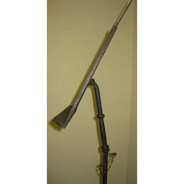 19th century Hand-Forged Metal English Music or Folio Stand For Sale In Savannah - Image 6 of 8