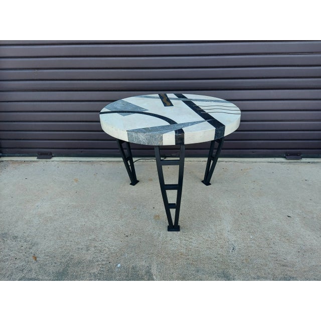 1980s Post Modern Tavola Oggetti Style Memphis Table. For Sale - Image 9 of 12