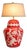 Sicilian Baroque Style Ceramic Lamp For Sale