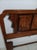 Wood Vintage Asian Inspired Queen Size Wooden Headboard Dark Wood Tone For Sale - Image 7 of 9