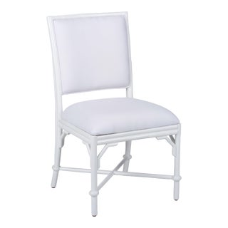 Ella Side Chair in White For Sale