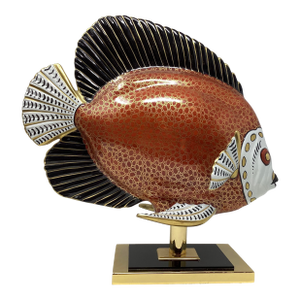 1980s Giulia Mangani Fish Sculpture for Oggetti