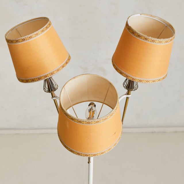 Maison Arlus Italian Floor Lamp in the Manner of Maison Arlus, 1950s For Sale - Image 4 of 10