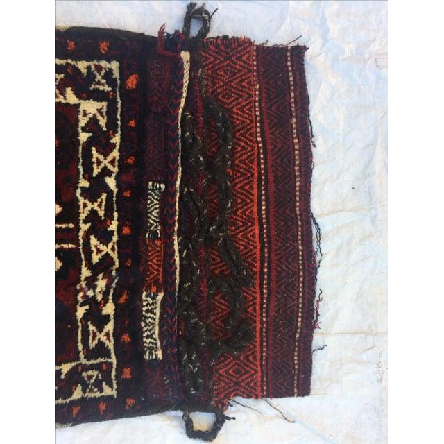 Turkish Wool Saddlebag For Sale In Los Angeles - Image 6 of 7