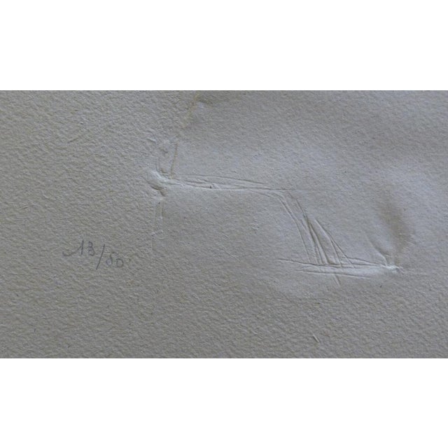 Mid-Century Modern Antoniucci Volti, Nude Face, 1970, Embossing For Sale - Image 3 of 4
