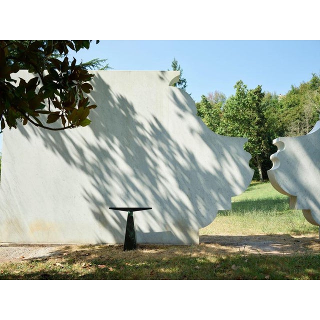 Alcm Console in Verde Alpi Marble by Bufalini Design For Sale - Image 17 of 18