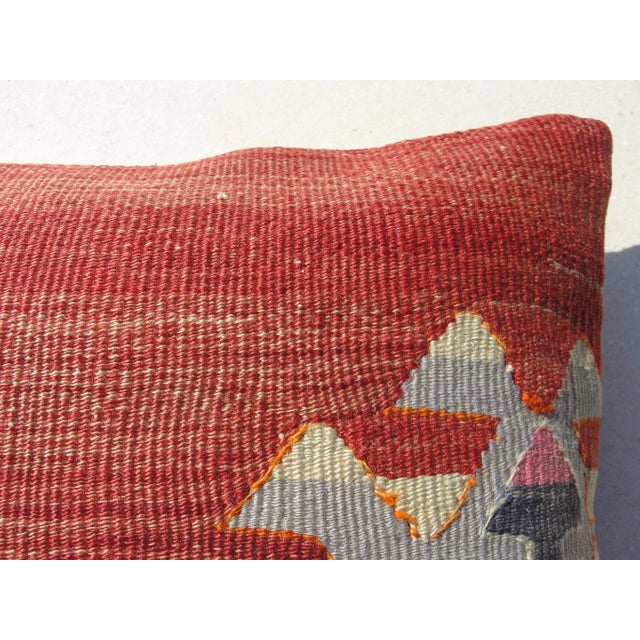Kilim Rug Pillow Cover 16" For Sale In New York - Image 6 of 9