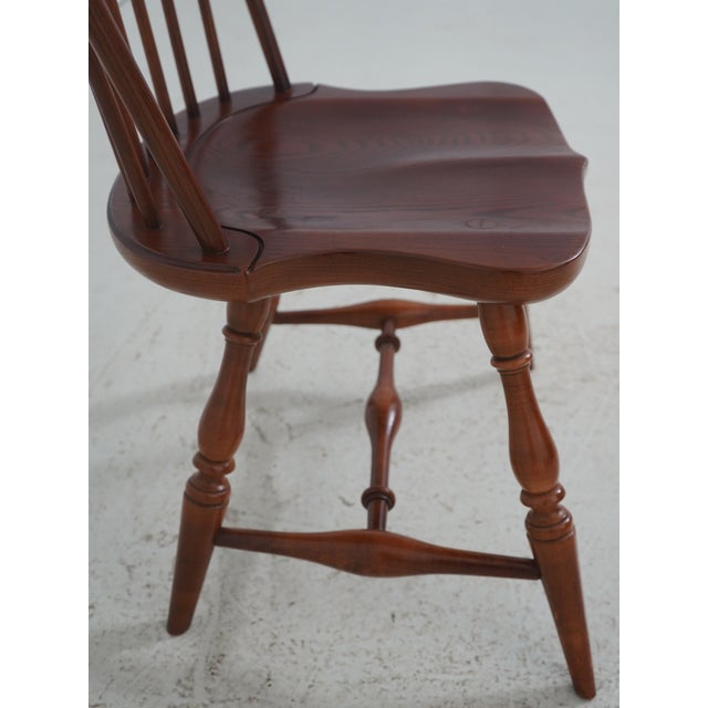 Set of 6 Frederick Duckloe Loop Back Windsor Dining Room Chairs For Sale - Image 16 of 18