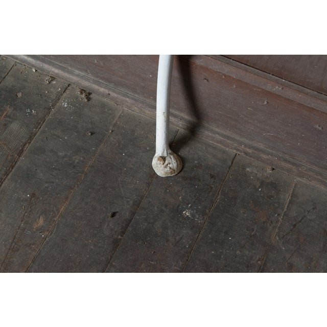 Wrought Iron Demi Lune Console Table Attributed to John Salterini, 1940s For Sale - Image 4 of 13