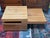 Multi-Tiered Wood Block Coffee Table + Drawer For Sale - Image 9 of 12