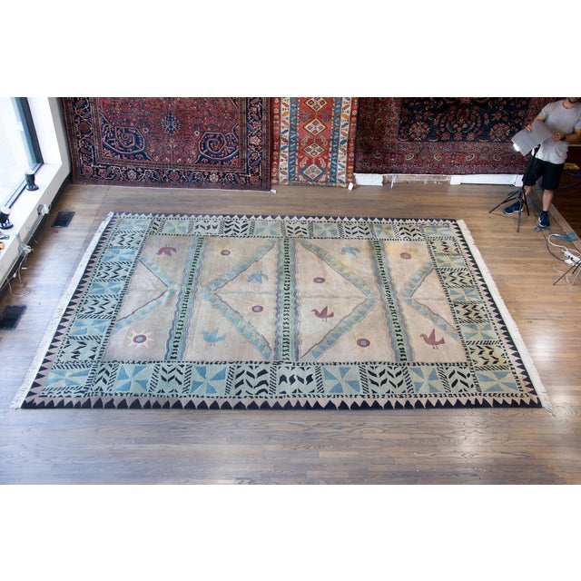 Tribal Vintage Tibetan Rug For Sale - Image 3 of 13