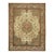 1940s Ivory Ground Medallion Antique Tabriz Northwestern Knotted Wool Carpet Rug For Sale