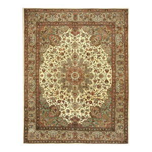 Antique Persian Tabriz Rug 8' 0" x 9' 8"