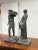Italian Circa 1990's Franco Vianello Patinated Bronze "Harvest at Jordan" Statues, Pair For Sale - Image 3 of 12
