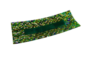 Marea R50 Murano Glass Plate by Stefano Birello for VéVé Glass