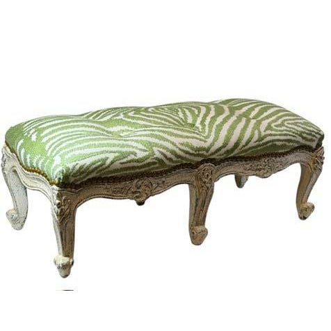 19th Century Swedish Upholstered Bench For Sale - Image 4 of 7