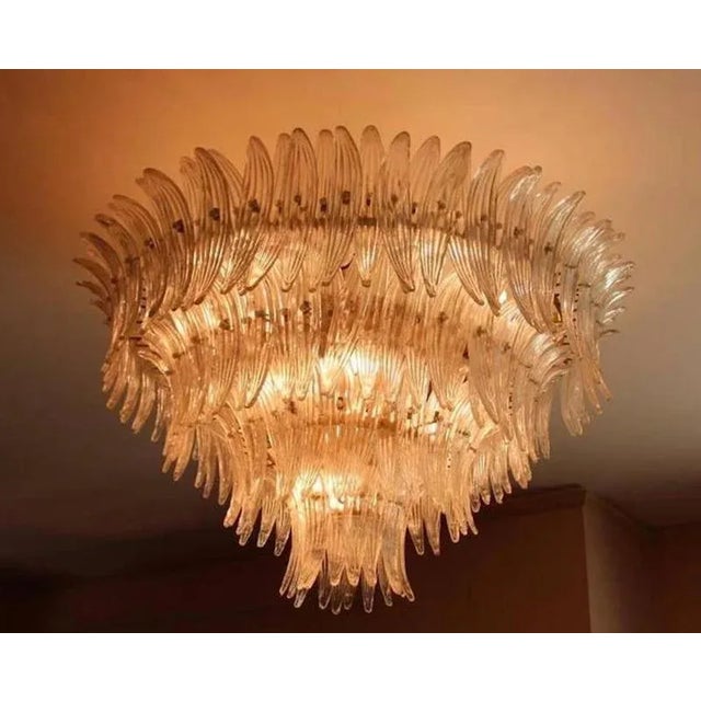 Palmette Chandelier by Barovier & Toso, 1960 For Sale - Image 4 of 7