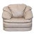 Natale Furniture Plush Beige Leather Lounge Chair - Comfortable and Stylish For Sale