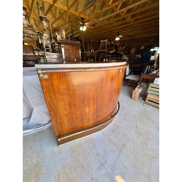 Early 20th Century French Walnut Art Deco Style Dry Bar For Sale - Image 4 of 16