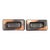 Pair of Vintage 2.875 In. Brass Japanned Window Sash Lifts For Sale