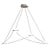 Kosmos 4S Pendant Light in Polished Stainless Steel by Moss Objects For Sale - Image 10 of 10